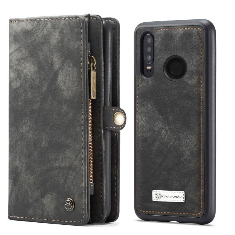 Hülle Flip Case Für Huawei P30 Lite Brieftasche Mit Abnehmbarer Schale