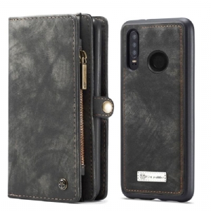 Hülle Flip Case Für Huawei P30 Lite Brieftasche Mit Abnehmbarer Schale