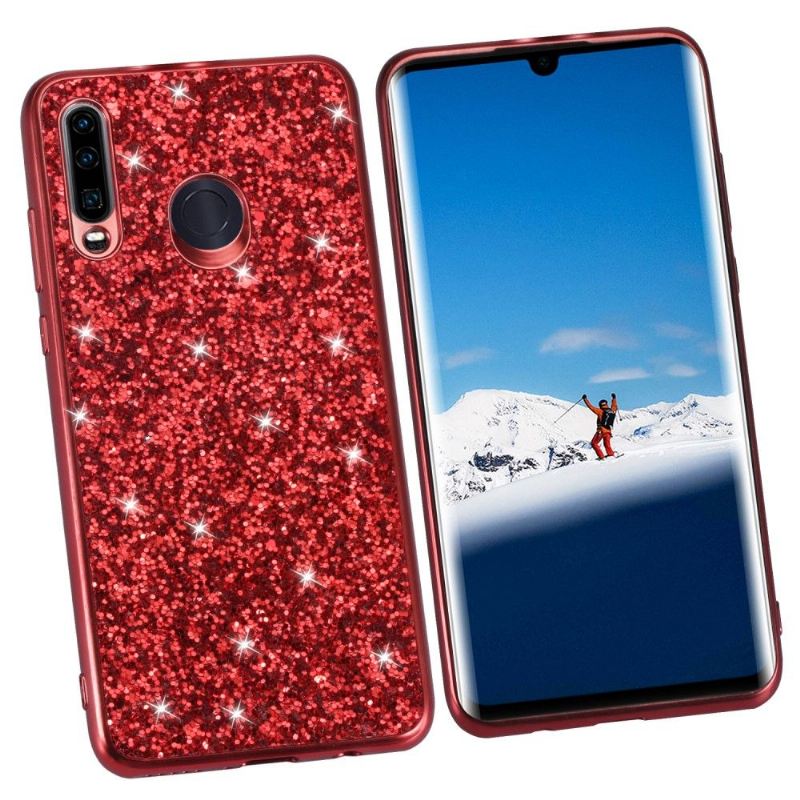 Hülle Für Huawei P30 Lite Funkelnder Strass-glamour