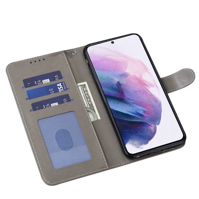 Flip Case Für Samsung Galaxy A13 5G / A04s Baum Und Hirsch