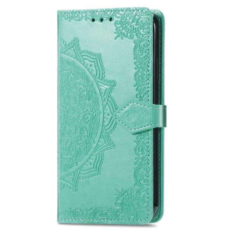 Flip Case Für Samsung Galaxy A13 5G / A04s Mandala-mittelalter