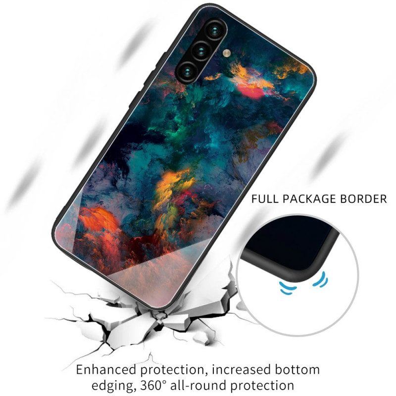 Handyhülle Für Samsung Galaxy A13 5G / A04s Himmelgehärtetes Glas