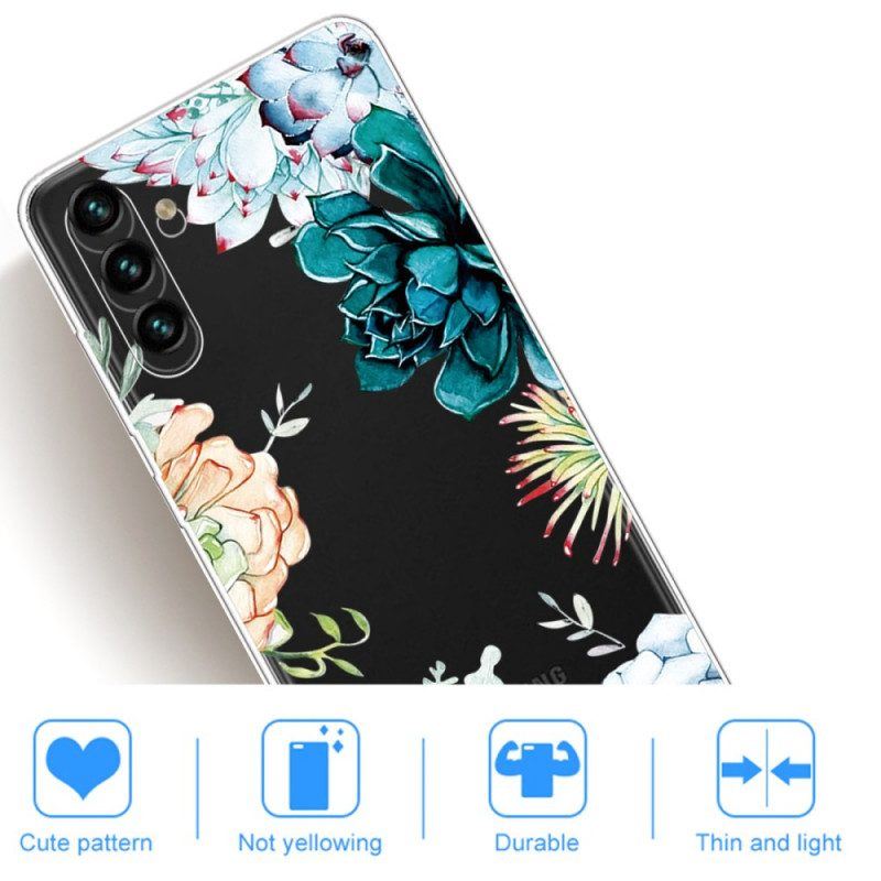 Hülle Für Samsung Galaxy A13 5G / A04s Aquarellblumen