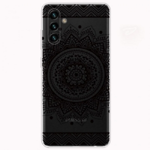 Hülle Für Samsung Galaxy A13 5G / A04s Einzelnes Blumenmandala