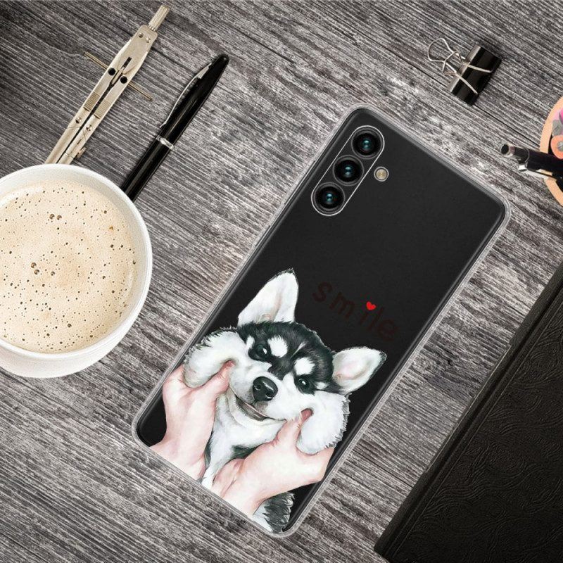 Hülle Für Samsung Galaxy A13 5G / A04s Lächle Hund