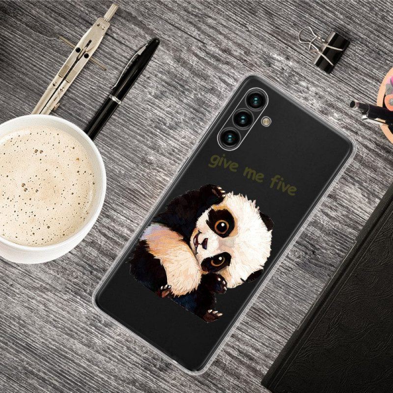 Hülle Für Samsung Galaxy A13 5G / A04s Panda. Gib Mir Fünf