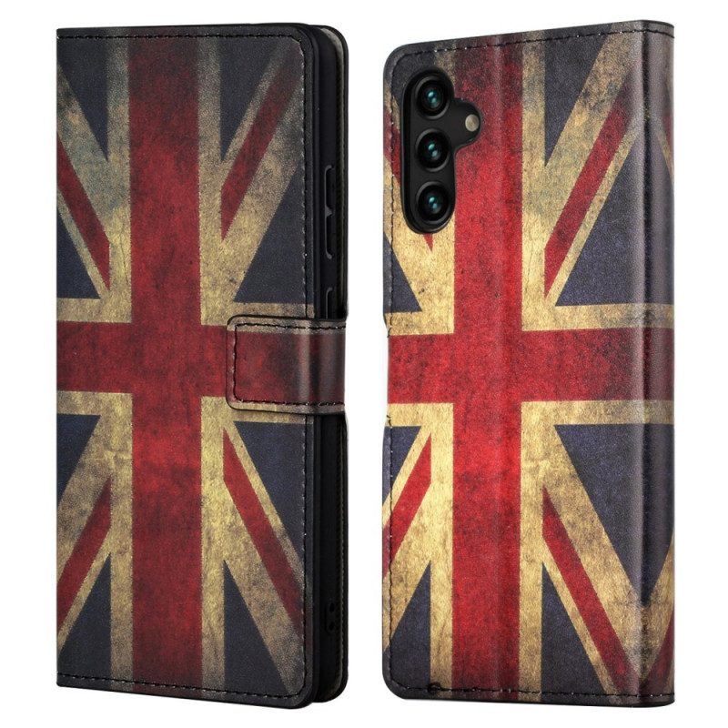 Lederhüllen Für Samsung Galaxy A13 5G / A04s England-flagge