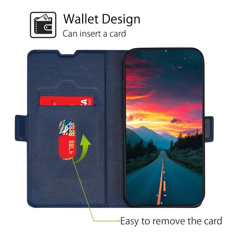 Lederhüllen Für Samsung Galaxy A13 5G / A04s Flip Case Klappen-doppeldesign