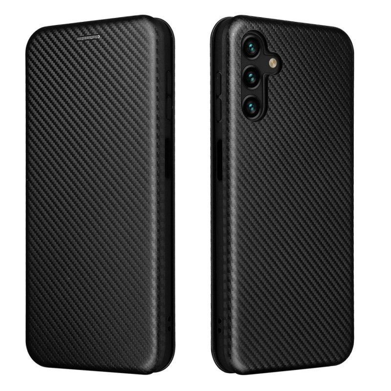 Schutzhülle Für Samsung Galaxy A13 5G / A04s Flip Case Kohlefaser