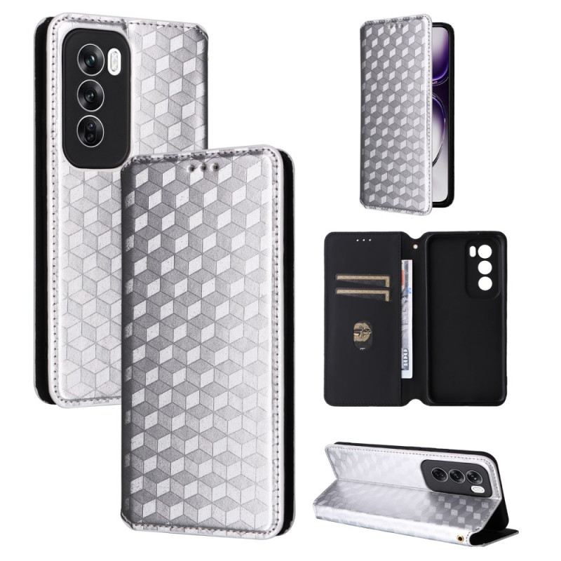 Flip Case Oppo Reno 12 5g 3d-diamanten