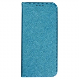 Flip Case Oppo Reno 12 5g Handyhülle Kreuztextur