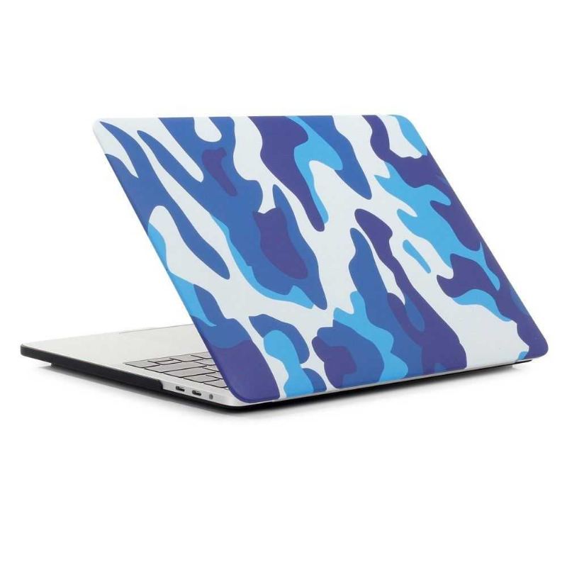 Macbook Pro 13 Hülle / Touch Bar Military Camouflage - Blau