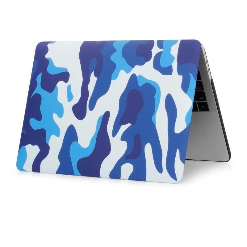 Macbook Pro 13 Hülle / Touch Bar Military Camouflage - Blau