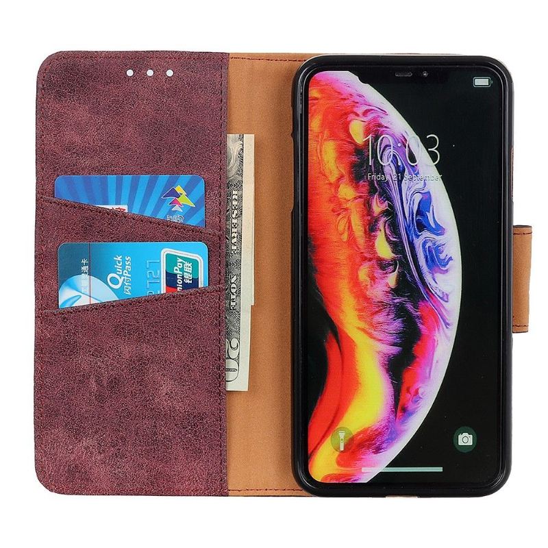 Flip Case Für Xiaomi Mi A3 Edouard In Vintage-kunstleder