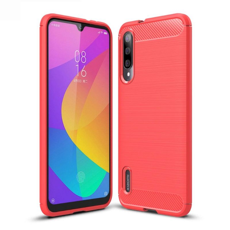 Handyhülle Für Xiaomi Mi A3 Karbongebürstetes Gel