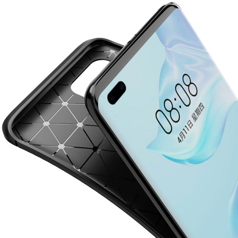 Handyhülle Für Huawei P40 Pro+ Karbon Edel