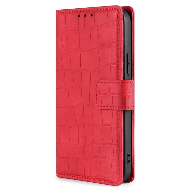 Flip Case Für Xiaomi 12 Pro Ana Krokodillederimitat