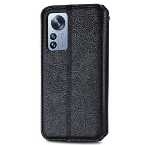 Flip Case Für Xiaomi 12 Pro Kartenhalter Im Kub-design