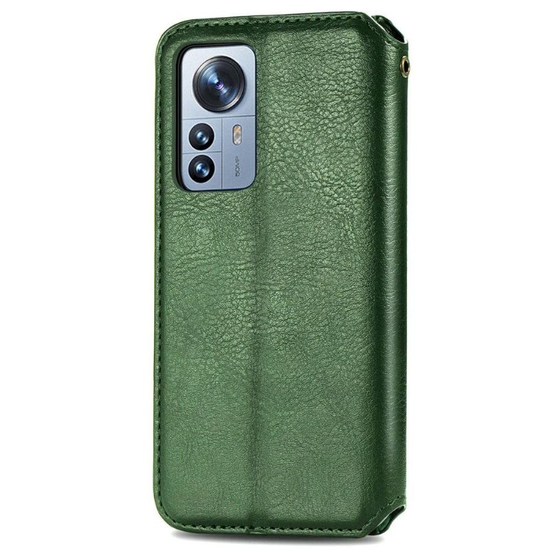 Flip Case Für Xiaomi 12 Pro Kartenhalter Im Kub-design