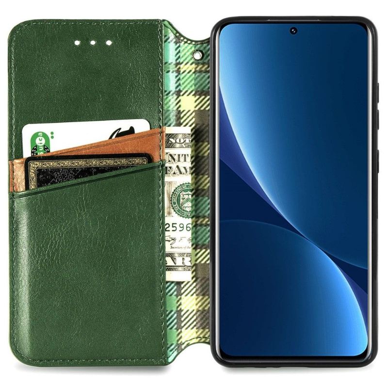 Flip Case Für Xiaomi 12 Pro Kartenhalter Im Kub-design