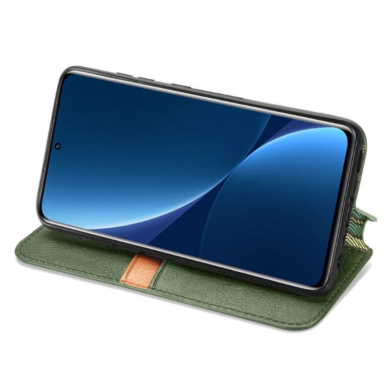 Flip Case Für Xiaomi 12 Pro Kartenhalter Im Kub-design