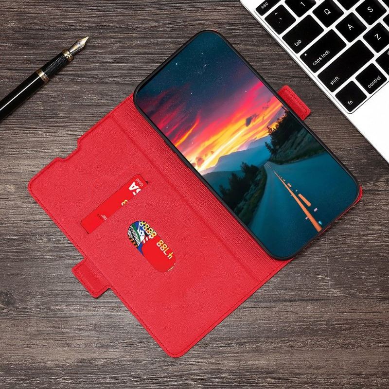 Flip Case Für Xiaomi 12 Pro Minimalistisches Business Aus Kunstleder