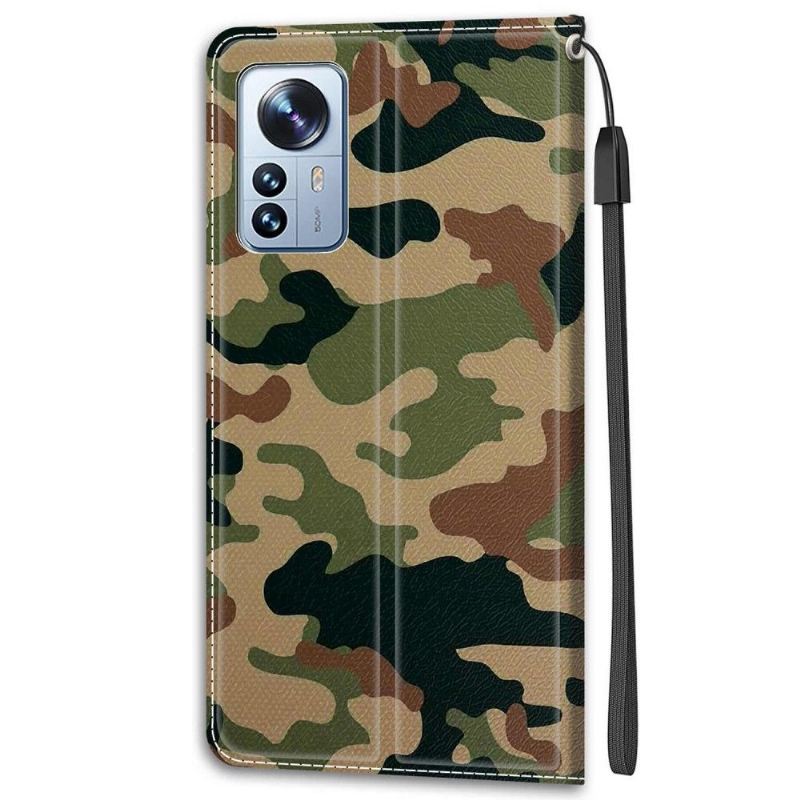 Flip Case Für Xiaomi 12 Pro Tarnung