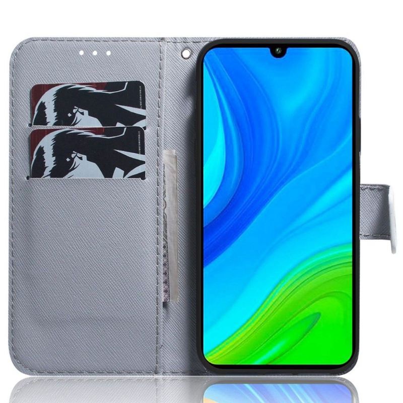 Flip Case Für Xiaomi 12 Pro Weiße Blumen