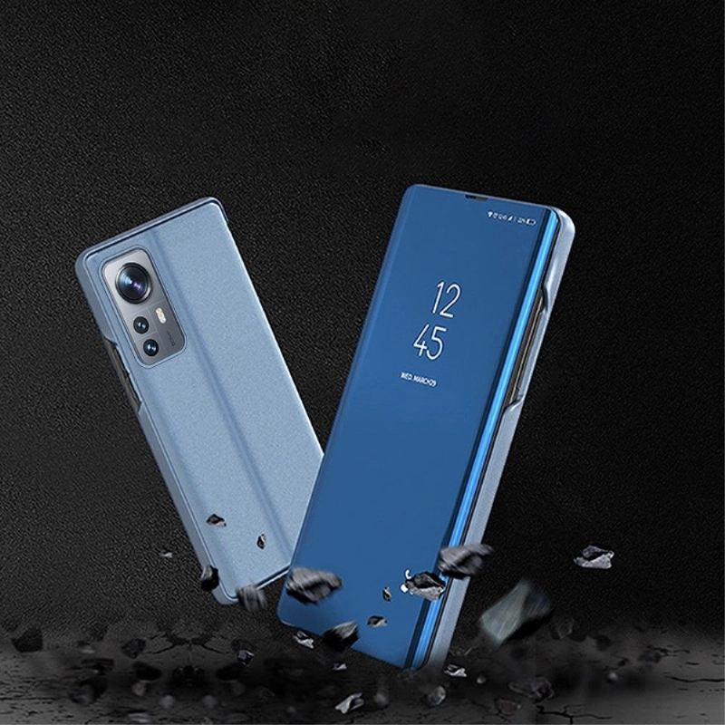 Hülle Für Xiaomi 12 Pro Flip Case Spiegeleffekt