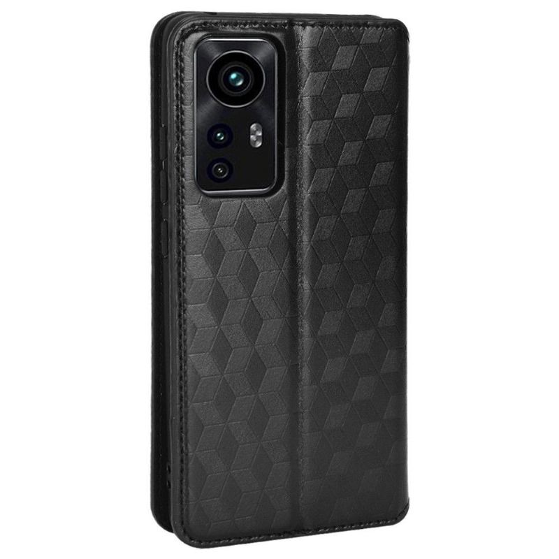 Lederhüllen Für Xiaomi 12 Pro Flip Case Designgeometrie