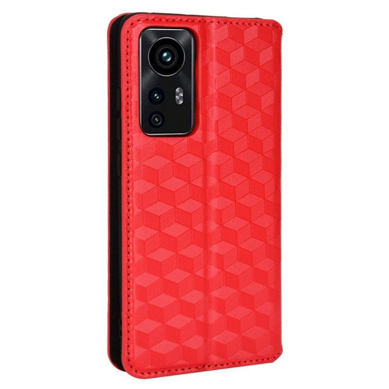 Lederhüllen Für Xiaomi 12 Pro Flip Case Designgeometrie