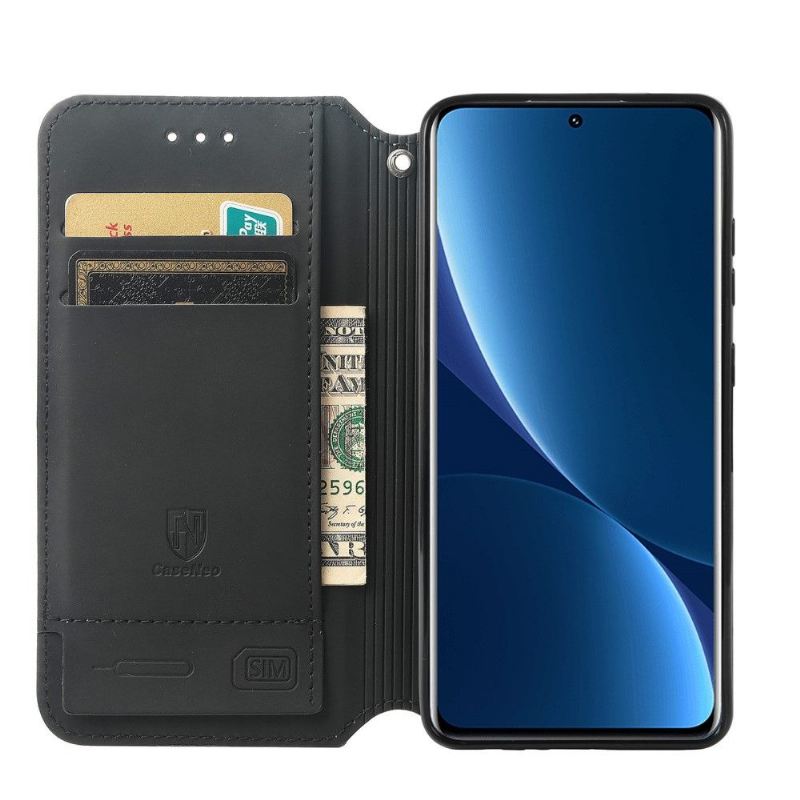 Lederhüllen Für Xiaomi 12 Pro Flip Case Flip Flap In Schildpattfarbe