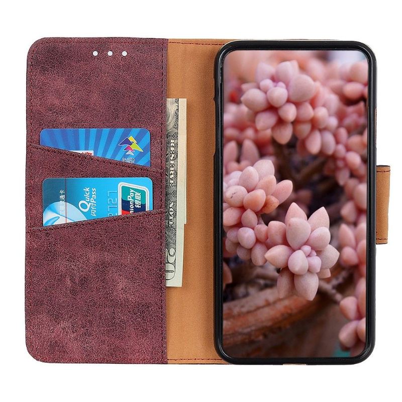 Case Für Samsung Galaxy A51 Edouard In Vintage-kunstleder