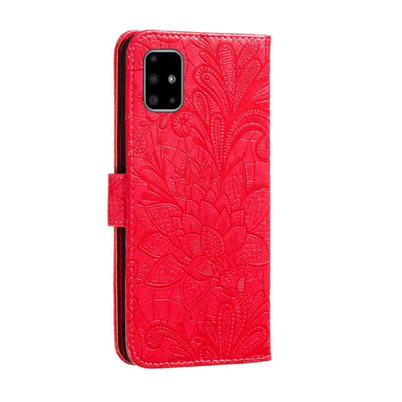 Case Für Samsung Galaxy A51 Flip Case Spitzenstil