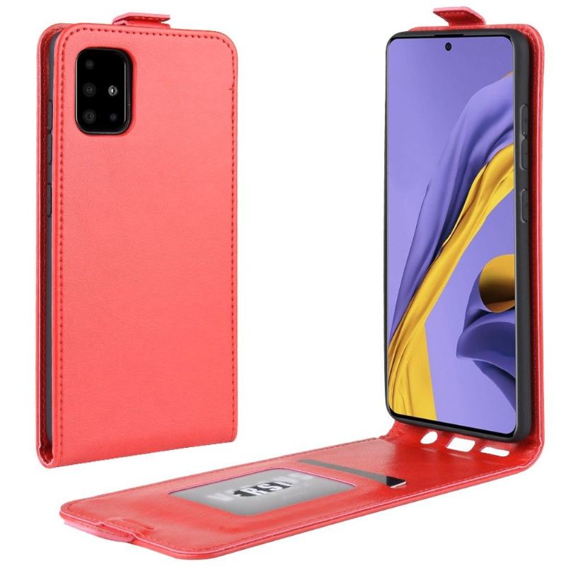 Case Für Samsung Galaxy A51 Flip Case Vertikales Kunstleder