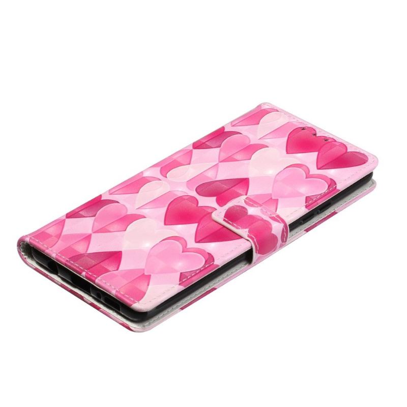 Flip Case Für Samsung Galaxy A51 Herzen