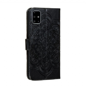 Flip Case Für Samsung Galaxy A51 Mandala Ledereffekt