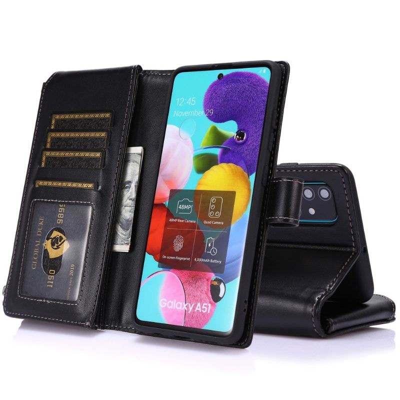 Flip Case Für Samsung Galaxy A51 Multi-compartment-unterstützung