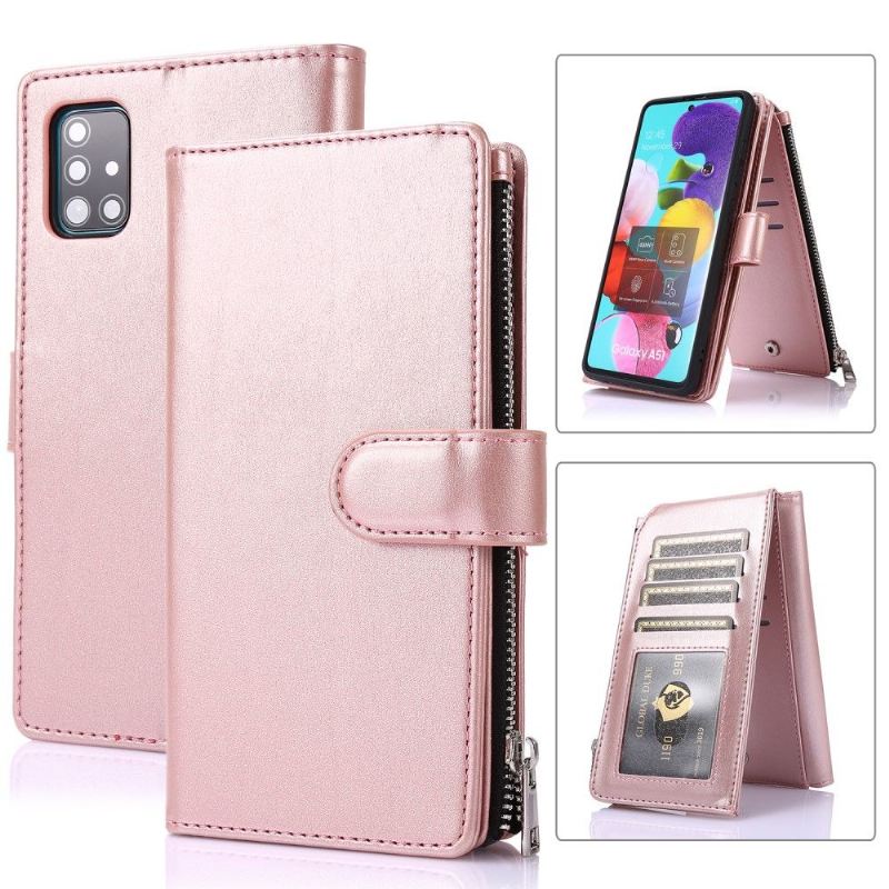 Flip Case Für Samsung Galaxy A51 Multi-compartment-unterstützung