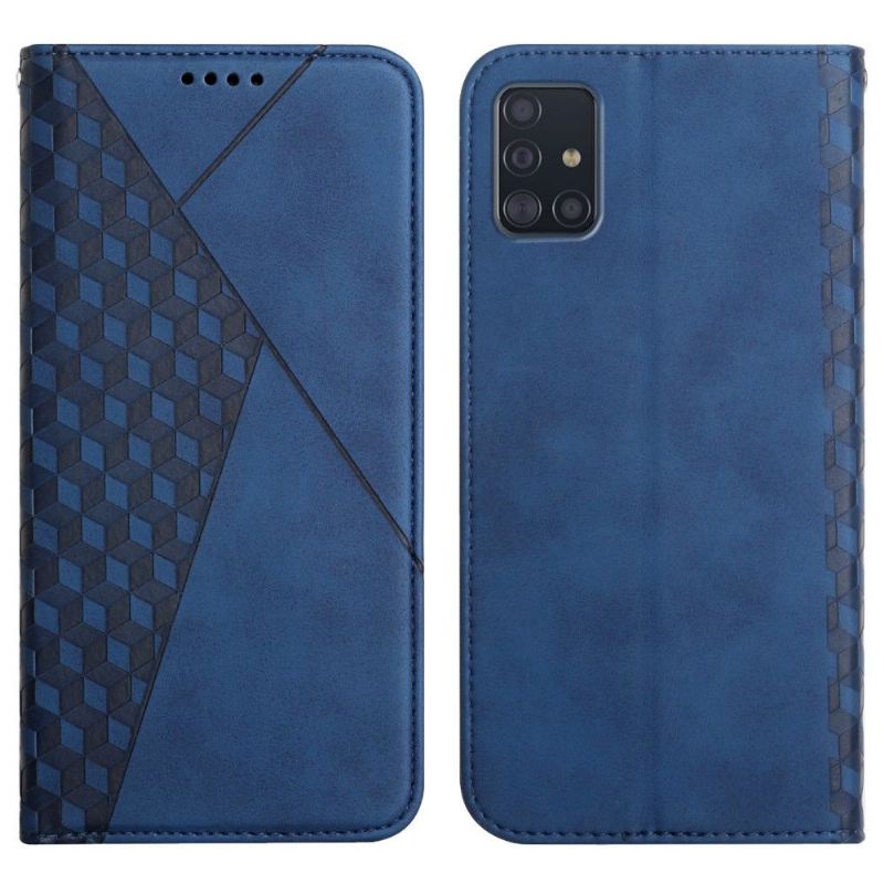 Flip Case Für Samsung Galaxy A51 Würfelgeometrie