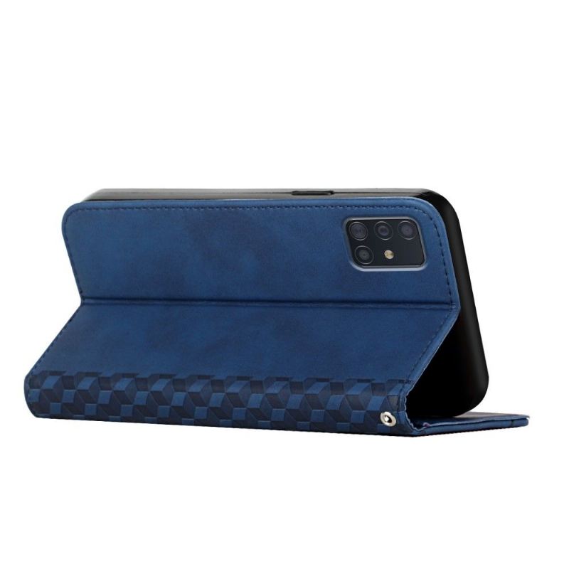 Flip Case Für Samsung Galaxy A51 Würfelgeometrie