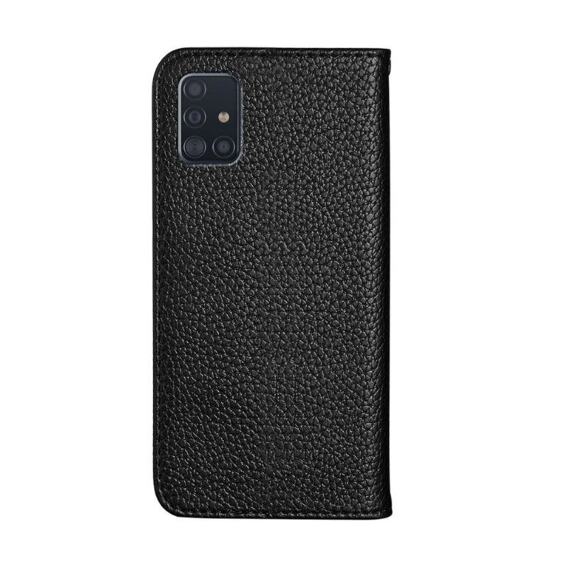 Handyhülle Für Samsung Galaxy A51 Flip Case Genarbtes Kunstleder