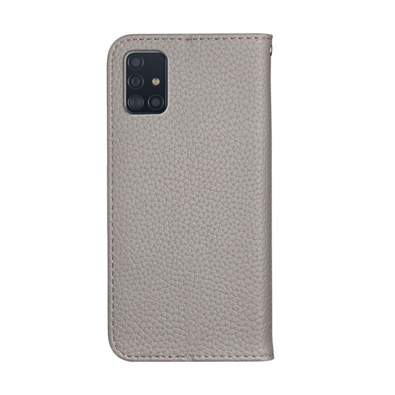 Handyhülle Für Samsung Galaxy A51 Flip Case Genarbtes Kunstleder