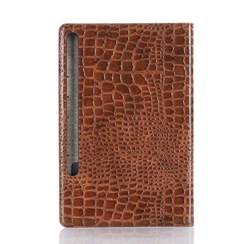 Flip Case Für Samsung Galaxy Tab S6 Kunstleder Mit Krokodileffekt