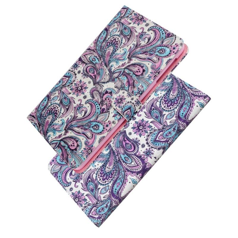 Flip Case Für Samsung Galaxy Tab S6 Paisley-blume