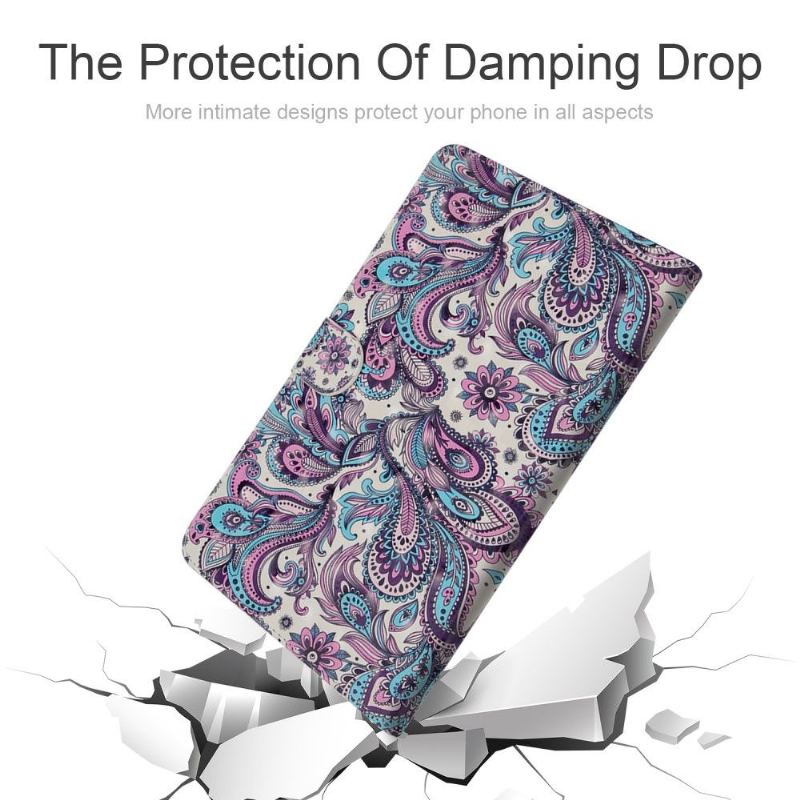 Flip Case Für Samsung Galaxy Tab S6 Paisley-blume