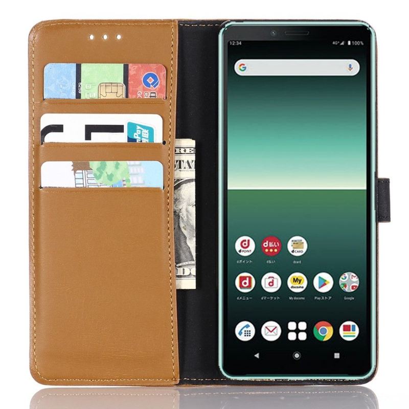 Case Für Sony Xperia 10 II Flip Case Retro-ledereffekt