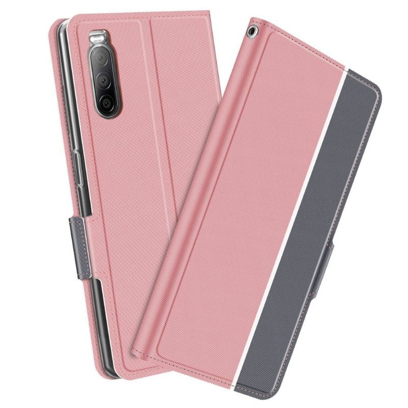 Flip Case Für Sony Xperia 10 II Leder Im Victoria-stil