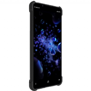 Handyhülle Für Sony Xperia 10 II Class Protect Stoßfest - Schwarzes Metall