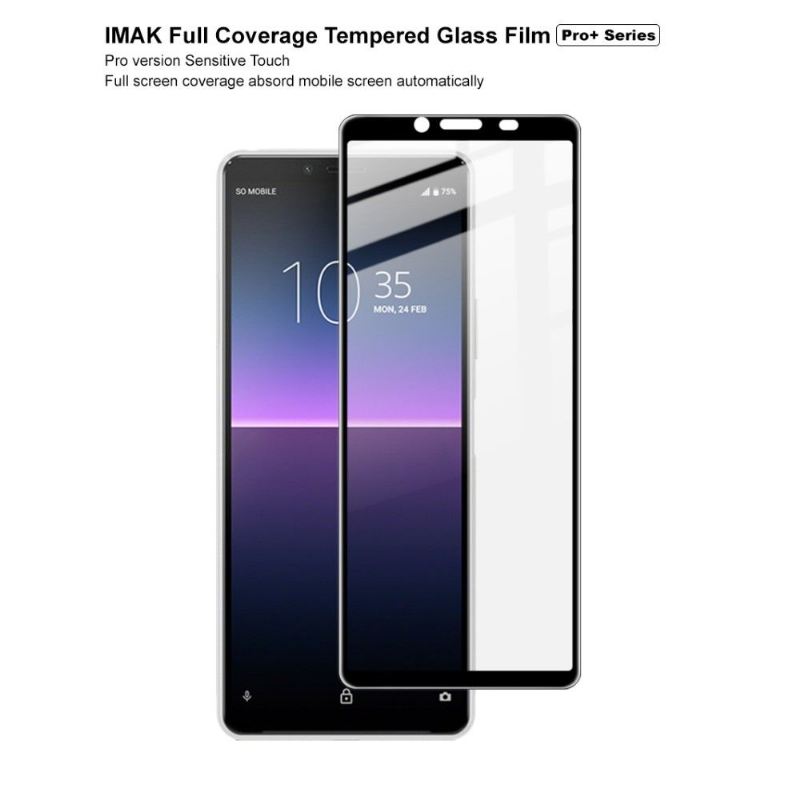 Sony Xperia 10 Ii Displayschutzfolie Aus Gehärtetem Glas In Voller Größe